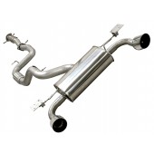 Mongoose Down Pipe Back System With Sports Cat Ford Focus MK2 RS